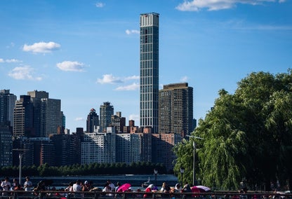 Queens waterfront and skyline.